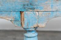 BENCH: A large rustic timber hardwood garden seat, 209cm wide, 89cm high, 71cm deep - 11