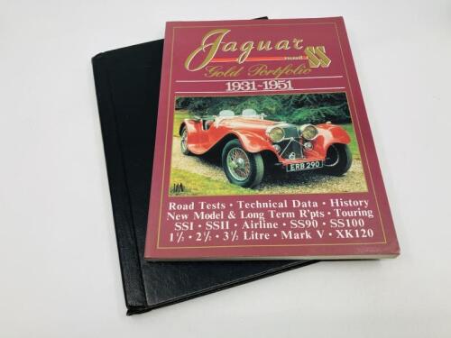 JAGUAR: Two Brooklands Gold Portfolios including 1931-1951 (softbound) and 1951-1957 (hardbound in leather) [Location: Sydney]