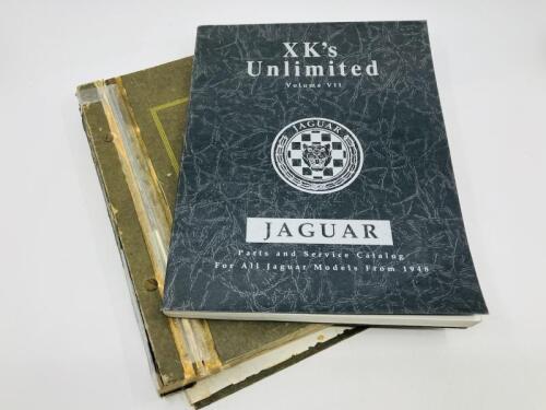 48 · JAGUAR: Two technical publications including ‘Parts & Service Catalogue for All Jaguar Models from 1948’ published by XK’s Unlimited and ‘Jaguar Service Manual for Mark VII & XK120 Models’ [Location: Sydney]