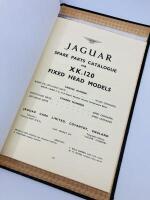 JAGUAR: Two technical publications including &lsquo;Jaguar Service Manual for Mark VII & XK120 Models&rsquo; and &lsquo;Spare Parts Catalogue for the Jaguar XK120 Fixed Head Models&rsquo; [Location: Sydney] - 3