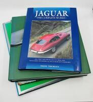JAGUAR: Four publications including &lsquo;Jaguar: The Complete Works&rsquo; by Nigel Thorley, &lsquo;Jaguar: The Complete Story&rsquo; by Heiner Stertkamp, &lsquo;Great Marques: Jaguar&rsquo; by Chris Harvey & &lsquo;Jaguar: The Enduring Legend&rsquo; by Nicky Wright [Location: Sydney]
