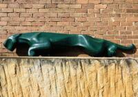 JAGUAR: A rare original&nbsp;fibreglass 'Leaping Cat', one of a limited series produced in Sydney for local Jaguar dealerships [Location: Sydney] - 2
