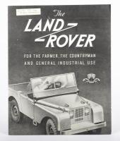 1948 80: A reproduced four page coloured fold out brochure for the 1948 80 inch wheelbase titled 'The Land Rover - For the Farmer, the Countryman & General Industrial Use'