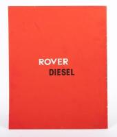 1956 2 LITRE: An original 1956 sales booklet, '2 Litre Diesel Engine - As Fitte in the Land Rover', 13 pages - 2
