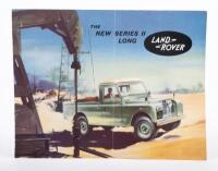 1959 SERIES II LONG: An original 1959 three page fold out sales brochure, 'The New Series II Long Land Rover