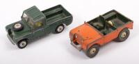 MODELS: Two circa 1950s&nbsp;&nbsp;Land Rover models
