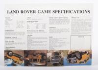 LAND ROVER GAME: A 1976 single page sales leaflet for the Australian only Land Rover 'Game' model - 2