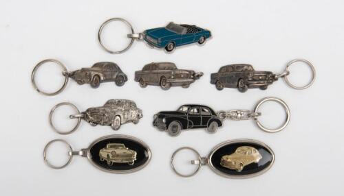 PEUGEOT: A group of Peugeot key rings. Various Peugeot Car Models