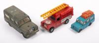 MODELS: A group of three Land Rover models