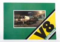 109 V8: An original 1980 four page fold out sales brochure featuring the 109 V8 Land Rover model