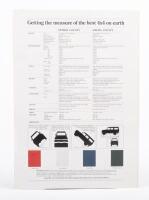 ONE TEN COUNTRY: An original 1988 fold out sales brochure, 'Land Rover - One Ten Country', two pages, printed in Australia - 2