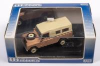 UNIVERSAL HOBBIES: A 1:43 scale Universal Hobbies Land Rover Series III - Soft Top model in box