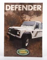 DEFENDER: A 1994 Australian printed six page sales brochure featuring the Defender model