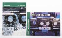 DEFENDER: A 1999&nbsp;British published sales booklet with accompanying accessories booklet for the Defender model