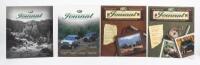 LAND ROVER USA: Four editions of the US printed Land Rover Magazine 'Journal', includes Issue one fall/winter 1997/98, Issue two spring/summer 1998, Issue five 2000 and Issue six 2001