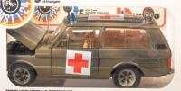 RANGE ROVER AMBULANCE: A mid 1970s Bburago 1:24 scale Range Rover Ambulance finished in army green paintwork - 2