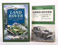 LAND ROVER: Two softcover books related to Land Rover models