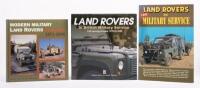 MILITARY LAND ROVERS: Three books all related to military Land Rover use