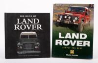 LAND ROVER: Two hardcover books related to Land Rover