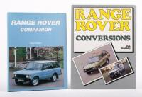 RANGE ROVER: Two hardcover books related to Range Rover