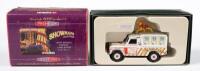 CORGI: A Corgi Premium edition 1999 release, 1:43 scale 'John Biddall Funfair Land Rover with horse figurine, model No.07413, in original box