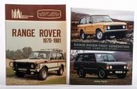 RANGE ROVER: Two books related to Range Rover