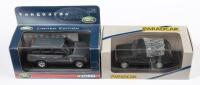 RANGE ROVER: Two 1:43 scale Range Rover models in boxes
