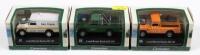 SERIES III 109 : Three Cararama&nbsp;1:72 scale Land Rover models in boxes