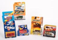 LAND ROVER: A group of six small scale Land Rover models in original packaging