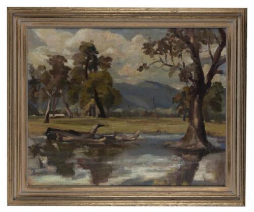 AUSTRALIAN LANDSCAPE: 'Summers Day' by Leslie Bomford