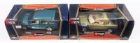 BBURAGO: Two Bburago 1:24 scale Land Rover models in original boxes, includes a 1998 Range Rover and a 1998 Freelander