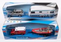 CARARAMA: Two Cararama&nbsp;1:43 scale Land Rover models in original boxes