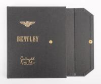 BENTLEY CONTINENTAL: A very rare and unique Owners edition (registration BC49D) of 'Bentley Continental Sports Saloon' by Christian Hueber and David Sulzberger, published in 2003, limited edition of only 358 copies - 8