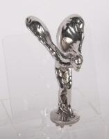 ROLLS-ROYCE: A 'Spirit of Ecstasy&nbsp;- Flying Lady', Rolls-Royce hood ornament, thought to be circa 1970s or 1980s, 11cm high to base, unmounted