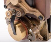 MAGNETO: A Simms-Bosch Magneto Type DR6 No. 180388 with drive cog, 19cm high, 12cm wide, untested - 3