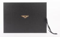 BENTLEY: A collection of 19 very fine&nbsp;reproduced mostly blueprint diagram drawings of various model Bentleys mostly by H.J. Mulliner & Co. Ltd, presented in black buckram folder with Bentley logo to cover, most of the illustrations measures 29cm high, 42c