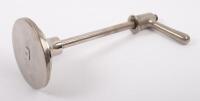 ROLLS-ROYCE: An early Rolls-Royce spare wheel holder and release handle, approx 29cm long