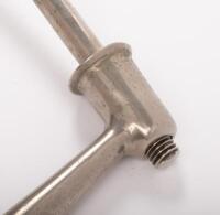 ROLLS-ROYCE: An early Rolls-Royce spare wheel holder and release handle, approx 29cm long - 2