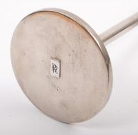 ROLLS-ROYCE: An early Rolls-Royce spare wheel holder and release handle, approx 29cm long - 3