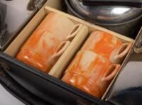 SIRRAM PICNIC SET: A fine 1930s Art-Deco Sirram four person picnic set, British made, comes all complete in lockable case with key - 2
