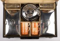 SIRRAM PICNIC SET: A fine 1930s Art-Deco Sirram four person picnic set, British made, comes all complete in lockable case with key - 4