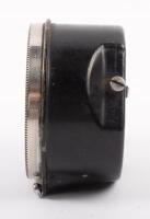 SMITHS: An English Smith's front wind car clock for dash, diameter of full face 9cm, beveled glass diameter of 7.5cm, stamped 'H- 86.578' to face - 2