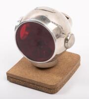 BROLT: A fine and rare Brolt 'divers helmet' side lamp, lens diameter 6cm, 8cm high, 8cm wide overall