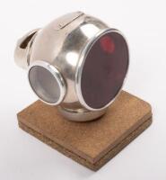 BROLT: A fine and rare Brolt 'divers helmet' side lamp, lens diameter 6cm, 8cm high, 8cm wide overall - 2