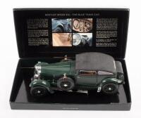 BENTLEY SPEED SIX: A fine and detailed Minichamps&nbsp;1:18 scale Bentley 6.5 Litre Speed Six in British Racing Green presented in special Bentley display box with vehicle information and outer perspex protective cover
