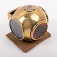 SMITHS: An early Smiths of London divers helmet&nbsp;lamp light, 7cm high, 7cm wide, largest lens diameter 4cm
