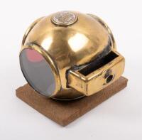 SMITHS: An early Smiths of London divers helmet&nbsp;lamp light, 7cm high, 7cm wide, largest lens diameter 4cm - 3