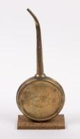 OILER: A early small brass handy oiler No.20 by Lucas Ltd Birmingham. Approx 20cm high