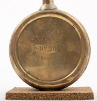 OILER: A early small brass handy oiler No.20 by Lucas Ltd Birmingham. Approx 20cm high - 2