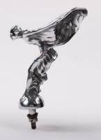 ROLLS-ROYCE: An original circa 1930s Rolls-Royce Flying Lady 'Spirit of Ecstasy' hood ornament mascot, marked 'R.R Ltd 6-2-11' to base, with mounting bolt, 12cm high&nbsp;(mascot only)